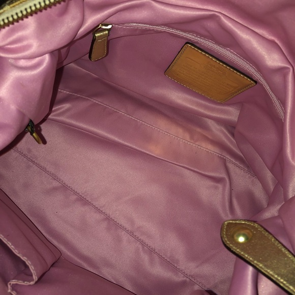 Coach Gold Satchel Bag - Picture 5 of 7